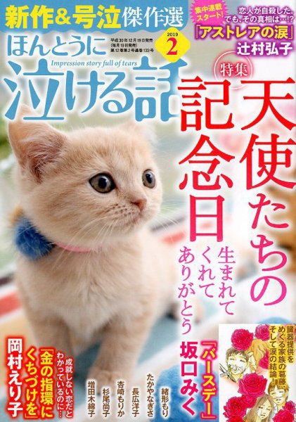 ほんとうに泣ける話 2019年2月号 (発売日2018年12月19日) 表紙