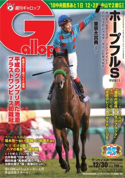 週刊Gallop（ギャロップ） 12月30日号 (発売日2018年12月25日) 表紙