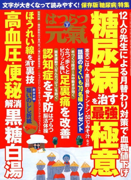 はつらつ元気 2019年2月号 (発売日2018年12月28日) 表紙