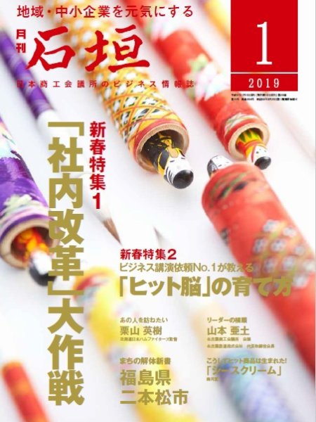 月刊 石垣 2019年1月号 (発売日2019年01月10日) 表紙