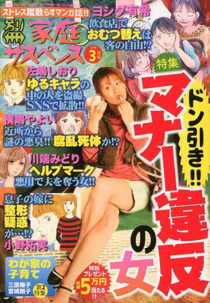 別冊 家庭サスペンス 2019年3月号 (発売日2019年01月21日) 表紙