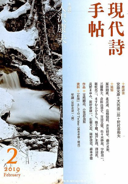 現代詩手帖 2019年2月号 (発売日2019年01月28日) 表紙