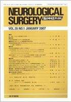 脳神経外科 Vol.35 No.1 表紙