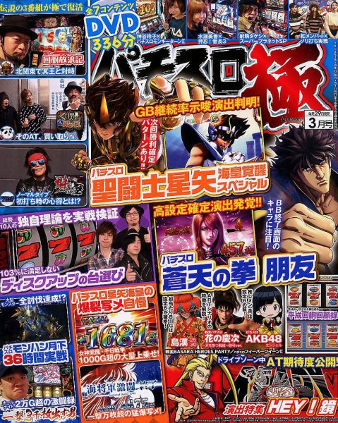 パチスロ必勝本　極 2019年3月号 (発売日2019年01月29日) 表紙
