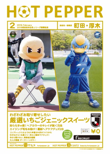 ホットペッパー町田・厚木版 ２月号 (発売日2019年01月25日) 表紙