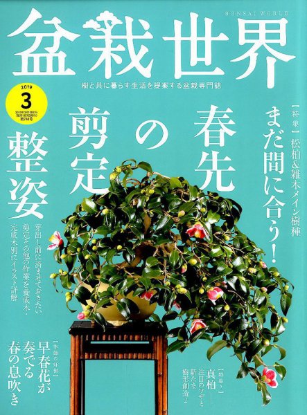 盆栽世界 2019年3月号 (発売日2019年02月04日) 表紙