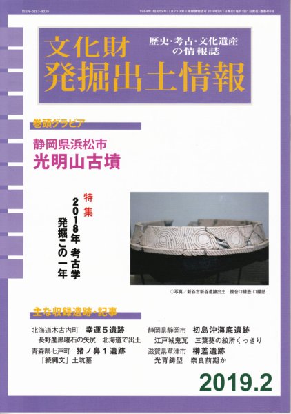 文化財発掘出土情報 453号 (発売日2019年02月01日) 表紙