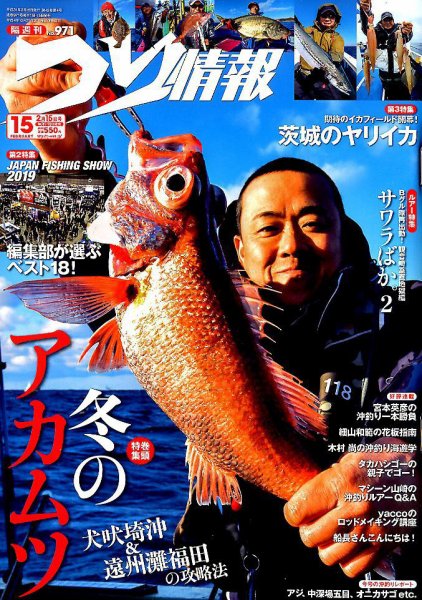 つり情報 2019年2/15号 (発売日2019年02月01日) 表紙