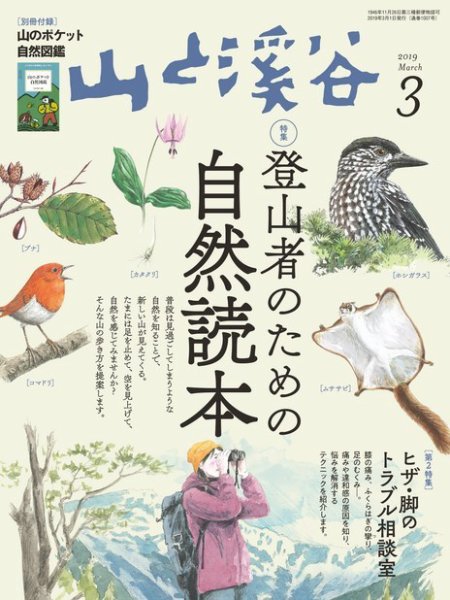 山と溪谷 通巻1007号 (発売日2019年02月15日) 表紙