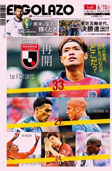 EL GOLAZO（エル・ゴラッソ） 2019年06月14日発売号 表紙