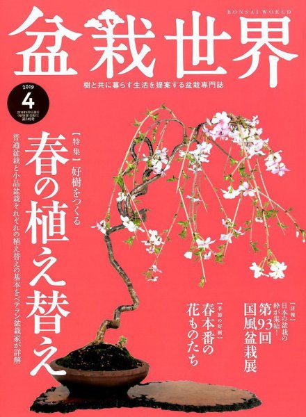 盆栽世界 2019年4月号 (発売日2019年03月04日) 表紙