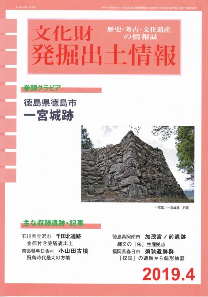 文化財発掘出土情報 455号 (発売日2019年04月01日) 表紙