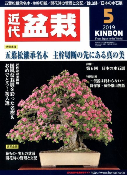 月刊 近代盆栽 2019年5月号 (発売日2019年04月04日) 表紙