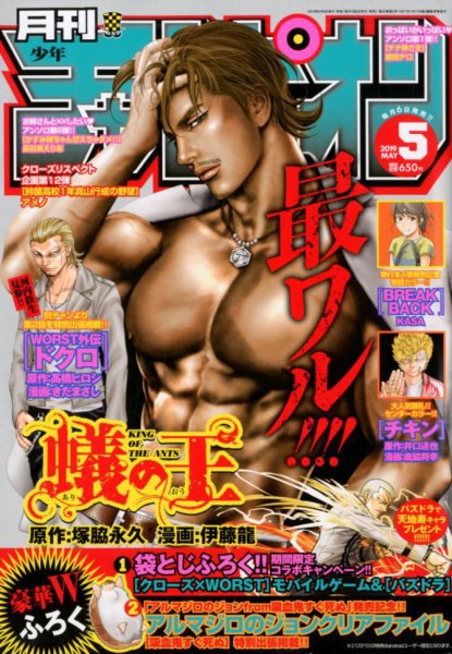 月刊 少年チャンピオン 2019年5月号 (発売日2019年04月05日) 表紙