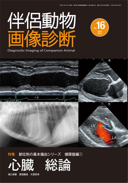 伴侶動物画像診断 第16号 (発売日2019年04月05日) 表紙