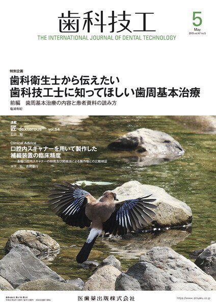 歯科技工 Vol.47 No.5 (発売日2019年04月30日) 表紙