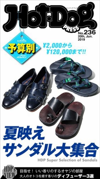 Hot-Dog PRESS（ホットドッグプレス） 236号 (発売日2019年06月28日) 表紙