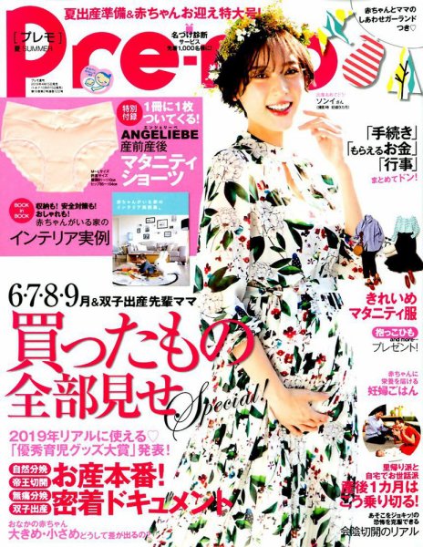 Pre-mo（Baby-mo増刊） 2019年5月号 (発売日2019年04月15日) 表紙