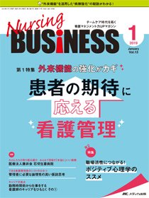 Nursing BUSINESS（ナーシングビジネス） 2019年1月号 (発売日2018年12月14日) 表紙