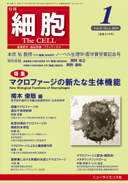 細胞 2019年1月号 (発売日2018年12月21日) 表紙
