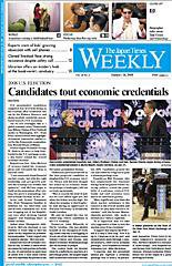 The Japan Times / The New York Times Weekend Edition 2008年01月26日発売号 表紙