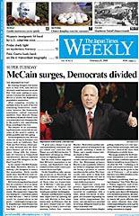 The Japan Times / The New York Times Weekend Edition 2008年02月09日発売号 表紙