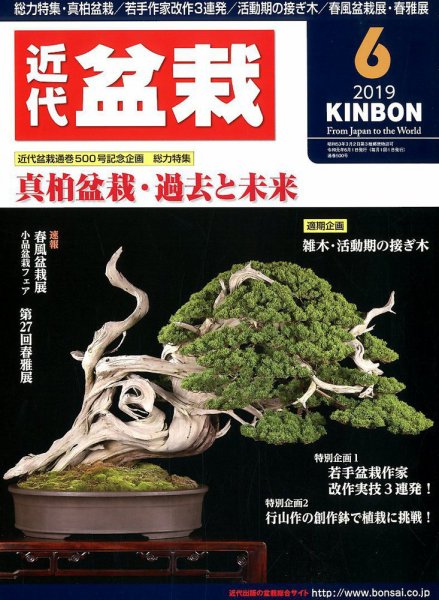 月刊 近代盆栽 2019年6月号 (発売日2019年05月02日) 表紙