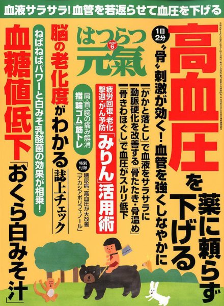 はつらつ元気 2019年6月号 (発売日2019年05月01日) 表紙