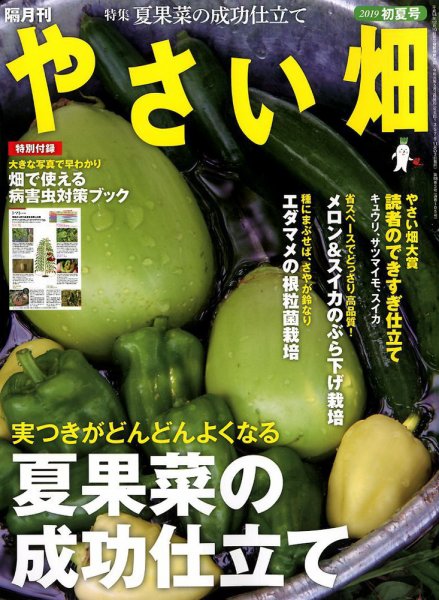 やさい畑 2019年6月号 (発売日2019年05月02日) 表紙