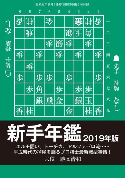 将棋世界 付録 2019年6月号 (発売日2019年05月05日) 表紙