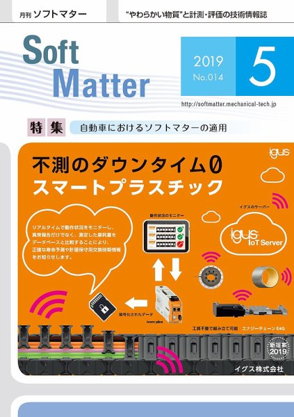 月刊ソフトマター 2019年5月号 (発売日2019年05月05日) 表紙