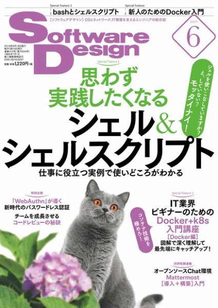 Software Design (ソフトウェアデザイン) 2019年6月号 (発売日2019年05月17日) 表紙