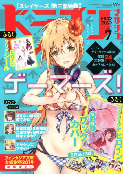 DRAGON MAGAZINE (ドラゴンマガジン) 2019年7月号 (発売日2019年05月17日) 表紙