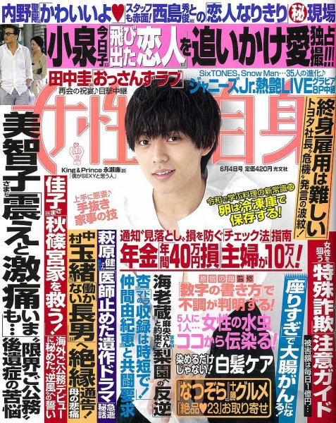 週刊女性自身 2018年6/4号 (発売日2019年05月21日) 表紙