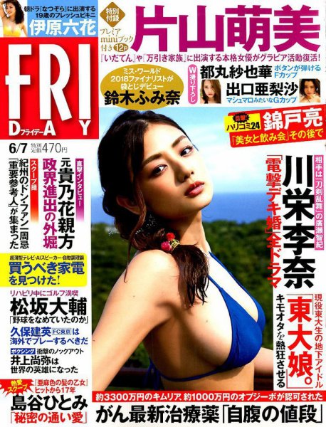 FRIDAY（フライデー） 2019年6/7号 (発売日2019年05月24日) 表紙