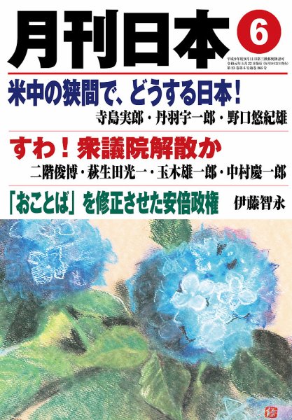 月刊日本 2019年05月22日発売号 表紙