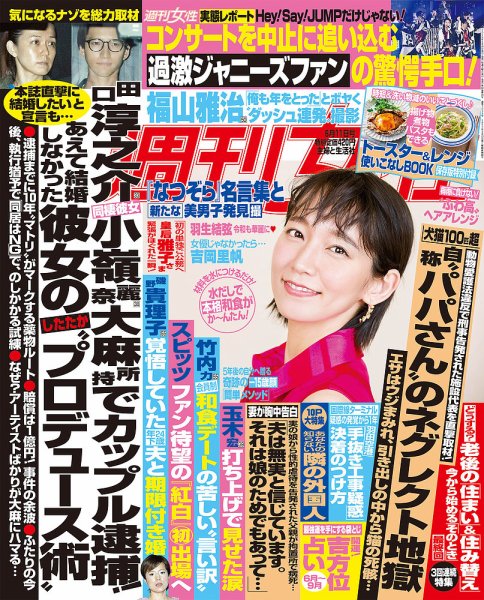 週刊女性 2019年6/11号 (発売日2019年05月28日) 表紙
