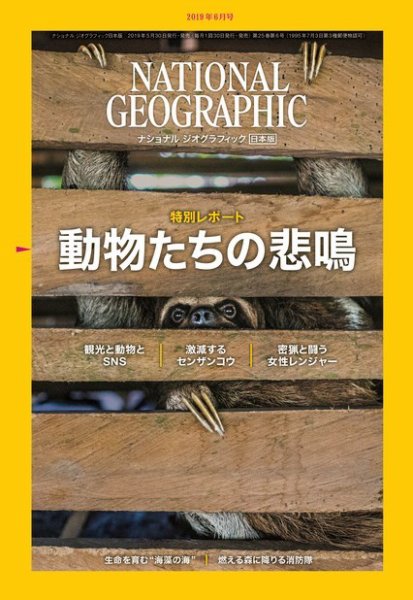 ナショナル ジオグラフィック日本版 2019年6月号 (発売日2019年05月30日) 表紙