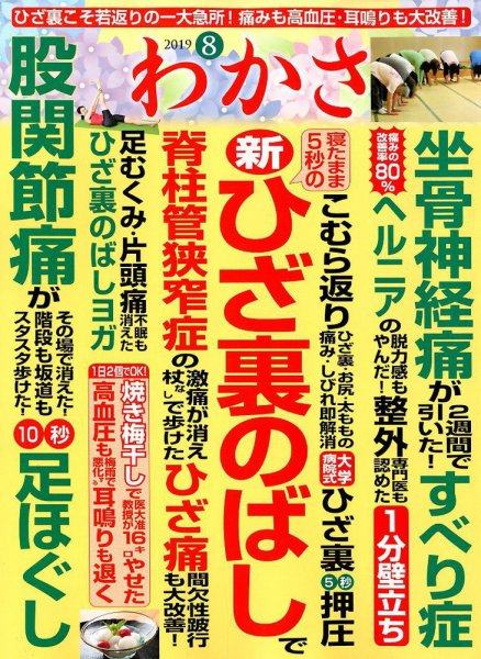 わかさ 2019年8月号 (発売日2019年06月14日) 表紙