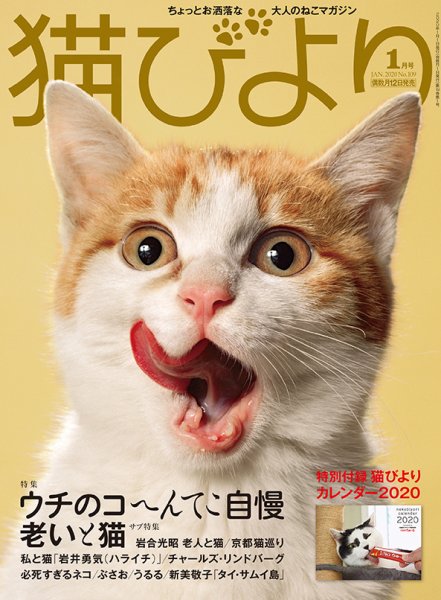 猫びより 2020年1月号 (発売日2019年12月12日) 表紙