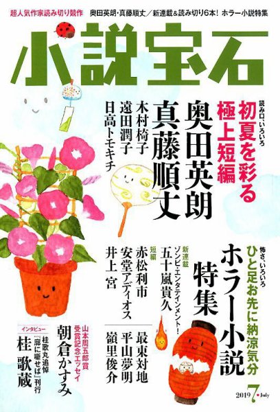 小説宝石 2019年7月号 (発売日2019年06月22日) 表紙