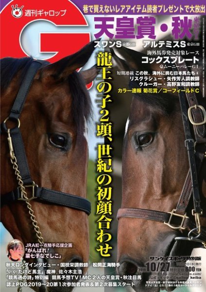週刊Gallop（ギャロップ） 10月27日号 (発売日2019年10月23日) 表紙