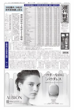 週刊粧業 第3173号 (発売日2019年08月26日) 表紙