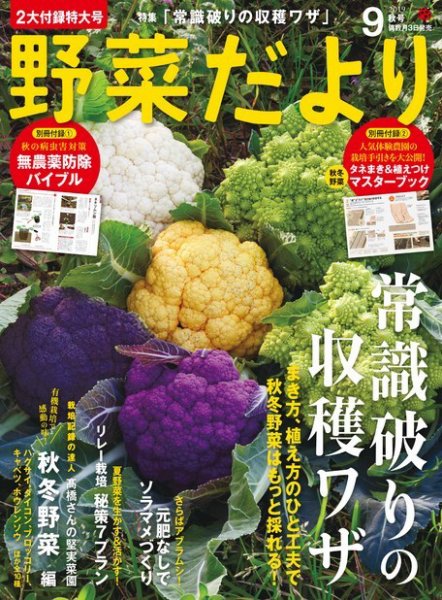 野菜だより 2019年9月号 (発売日2019年08月03日) 表紙