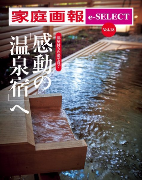 家庭画報 e-SELECT Vol.18 部屋付きの湯で寛ぐ 感動の「温泉宿」へ (発売日2019年02月22日) 表紙