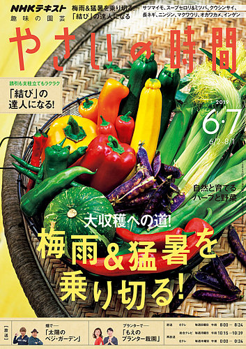 NHK 趣味の園芸 やさいの時間 2019年6月・7月号 (発売日2019年05