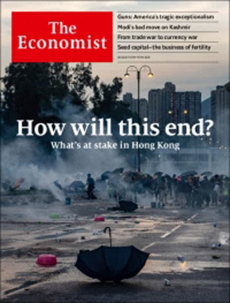 英国The Economist（エコノミスト） 2019年08月10日発売号 表紙