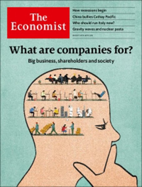 英国The Economist（エコノミスト） 2019年08月24日発売号 表紙