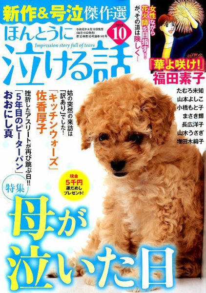 ほんとうに泣ける話 2019年10月号 (発売日2019年08月19日) 表紙