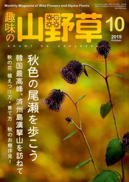 趣味の山野草 2019年10月号 (発売日2019年09月12日) 表紙